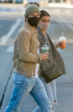 HAYLEY ERBERT and Derek Hough at Joe & the Juice in West Hollywood 01/26/2021