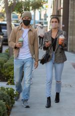 HAYLEY ERBERT and Derek Hough at Joe & the Juice in West Hollywood 01/26/2021