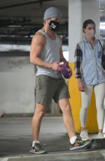 HAYLEY ERBERT and Derek Hough Shopping for Pet Food in Los Angeles 01/21/2021