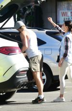 HAYLEY ERBERT and Derek Hough Shopping for Pet Food in Los Angeles 01/21/2021