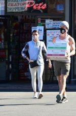 HAYLEY ERBERT and Derek Hough Shopping for Pet Food in Los Angeles 01/21/2021