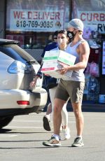 HAYLEY ERBERT and Derek Hough Shopping for Pet Food in Los Angeles 01/21/2021