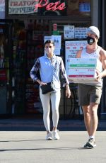 HAYLEY ERBERT and Derek Hough Shopping for Pet Food in Los Angeles 01/21/2021