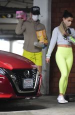 HAYLEY ERBERT Leaves a Gym in Los Angeles 01/12/2021