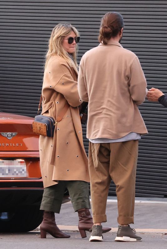 HEIDI KLUM and Tom Kaulitz Out in Los Angeles 01/03/2021
