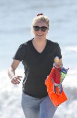 HEIDI MONTAG Out at a Beach in Santa Monica 01/09/2021
