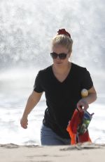 HEIDI MONTAG Out at a Beach in Santa Monica 01/09/2021