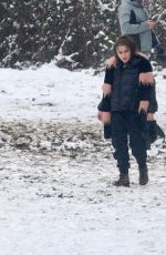 HELENA BONHAM CARTER abd Rye Dag Holmboe Out at a Park in London 01/24/2021