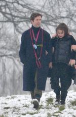 HELENA BONHAM CARTER abd Rye Dag Holmboe Out at a Park in London 01/24/2021