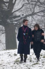 HELENA BONHAM CARTER abd Rye Dag Holmboe Out at a Park in London 01/24/2021