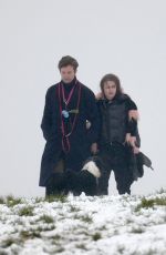 HELENA BONHAM CARTER abd Rye Dag Holmboe Out at a Park in London 01/24/2021