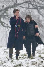 HELENA BONHAM CARTER abd Rye Dag Holmboe Out at a Park in London 01/24/2021