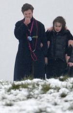 HELENA BONHAM CARTER abd Rye Dag Holmboe Out at a Park in London 01/24/2021