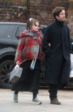 HELENA BONHAM CARTER and Rye Dag Holmboe Out in Primrose Hill 01/18/2021