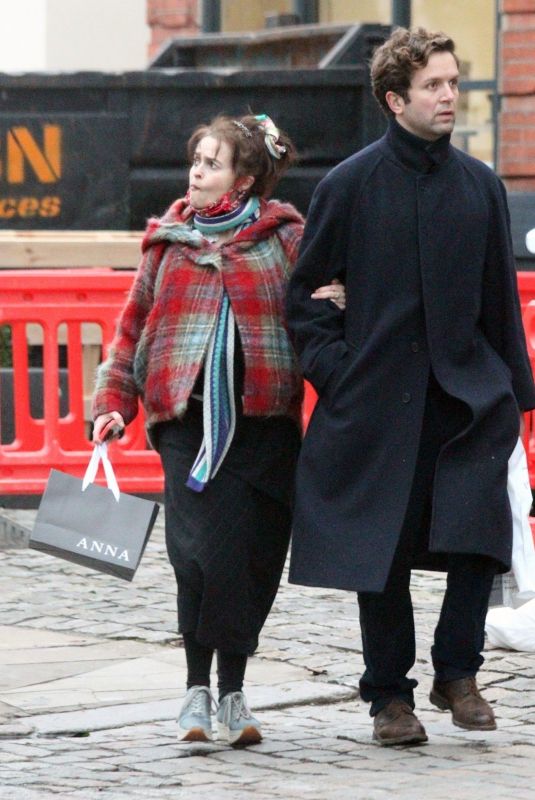 HELENA BONHAM CARTER and Rye Dag Holmboe Out in Primrose Hill 01/18/2021