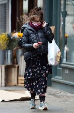 HELENA BONHAM CARTER Out Shopping in London 01/27/2021