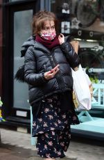 HELENA BONHAM CARTER Out Shopping in London 01/27/2021