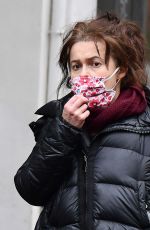 HELENA BONHAM CARTER Out Shopping in London 01/27/2021