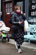 HELENA BONHAM CARTER Out Shopping in London 01/27/2021