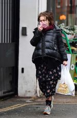 HELENA BONHAM CARTER Out Shopping in London 01/27/2021