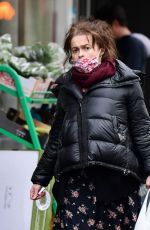 HELENA BONHAM CARTER Out Shopping in London 01/27/2021