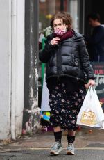 HELENA BONHAM CARTER Out Shopping in London 01/27/2021