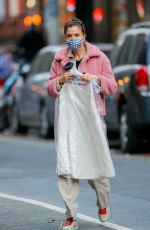 HELENA CHRISTENSEN Leaves a Dry Cleaner in New York 01/14/2021