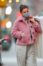 HELENA CHRISTENSEN Leaves a Dry Cleaner in New York 01/14/2021