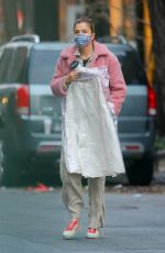 HELENA CHRISTENSEN Leaves a Dry Cleaner in New York 01/14/2021