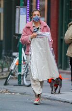 HELENA CHRISTENSEN Out in New York 01/14/2021