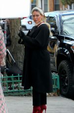 HILARY DUFF on the Set of Younger in New York 01/20/2021