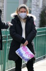 HILARY DUFF on the Set of Younger in New York 01/20/2021