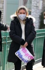 HILARY DUFF on the Set of Younger in New York 01/20/2021