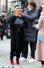 HILARY DUFF on the Set of Younger in New York 01/20/2021