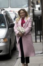 HILARY DUFF on the Set of Younger in New York 01/22/2021