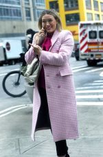 HILARY DUFF on the Set of Younger in New York 01/22/2021
