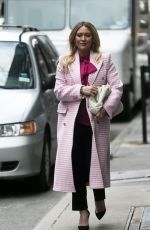 HILARY DUFF on the Set of Younger in New York 01/22/2021