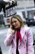 HILARY DUFF on the Set of Younger in New York 01/22/2021