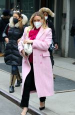 HILARY DUFF on the Set of Younger in New York 01/25/2021