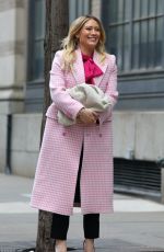 HILARY DUFF on the Set of Younger in New York 01/25/2021