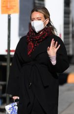 HILARY DUFF on the Set of Younger in New York 01/28/2021