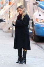 HILARY DUFF on the Set of Younger in New York 01/28/2021