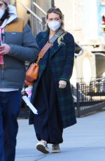 HILARY DUFF Out and About in Brooklyn 01/28/2021