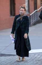 HILARY DUFF Out and About in Brooklyn 01/28/2021