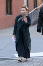 HILARY DUFF Out and About in Brooklyn 01/28/2021