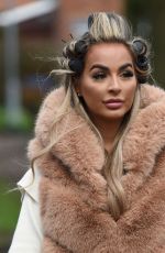 HOLLY BURNS Out with her Dog in Birmingham 01/15/2021