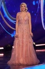 HOLLY WILLOGHBY on the Set of Dancing on Ice 01/17/2021