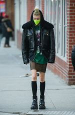 HUNTER SCHAFER Out for a Coffee in New York 01/28/2021