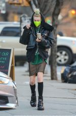 HUNTER SCHAFER Out for a Coffee in New York 01/28/2021