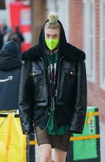 HUNTER SCHAFER Out for a Coffee in New York 01/28/2021